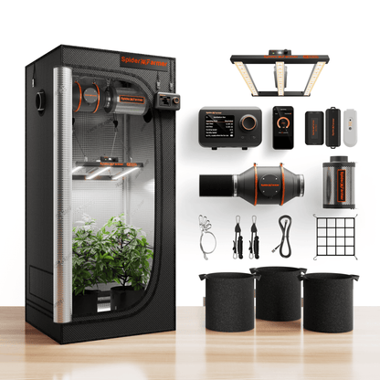 Spider Farmer G1500 GGS Basic kweektent set 70×70×160 cm | Spider Farmer G1500 GGS Basic grow tent kit 70×70×160 cm | Spider Farmer G1500 GGS Basic Growzelt-Set 70×70×160 cm