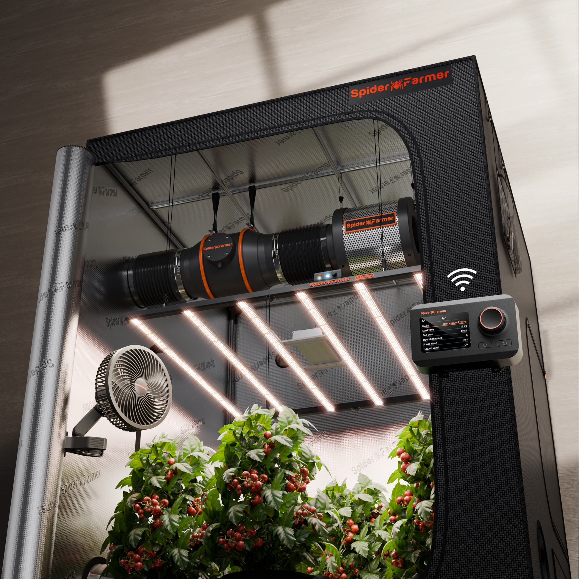 spider farmer g8600 800w grow tent kit automatisch | g8600 800w automated grow tent kit | g8600 800w automatisches growzelt set