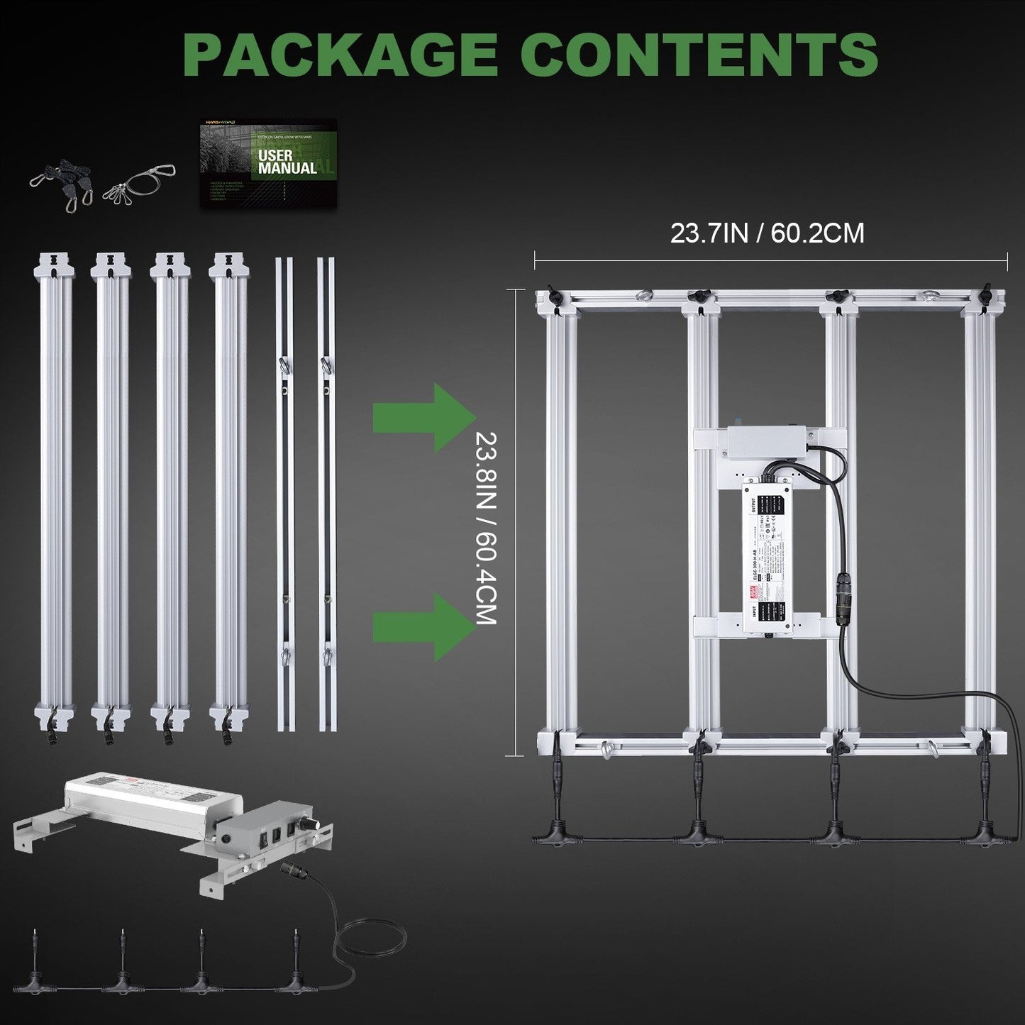 Mars Hydro FC E 3000 (2024) – 2,8 µmol/J dimmbares Vollspektrum-LED-Wachstumslicht