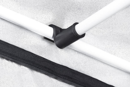 Garden HighPro PROBOX Magnum 120 grow tent ventilatieopeningen en kabelpoorten / Garden HighPro PROBOX Magnum 120 grow tent ventilation ports / Garden HighPro PROBOX Magnum 120 Growzelt Lüftungsöffnungen