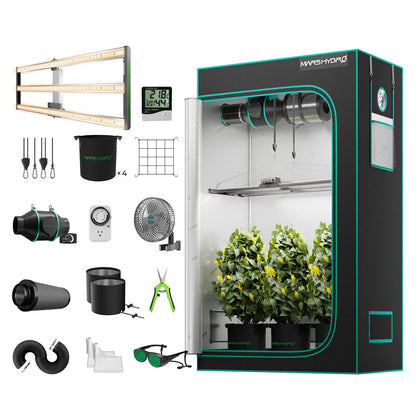 Mars Hydro FC4000 EVO Growers Kit 120×60×180 – Complete kweekset voor binnenplanten | Indoor grow tent kit | Growbox Set