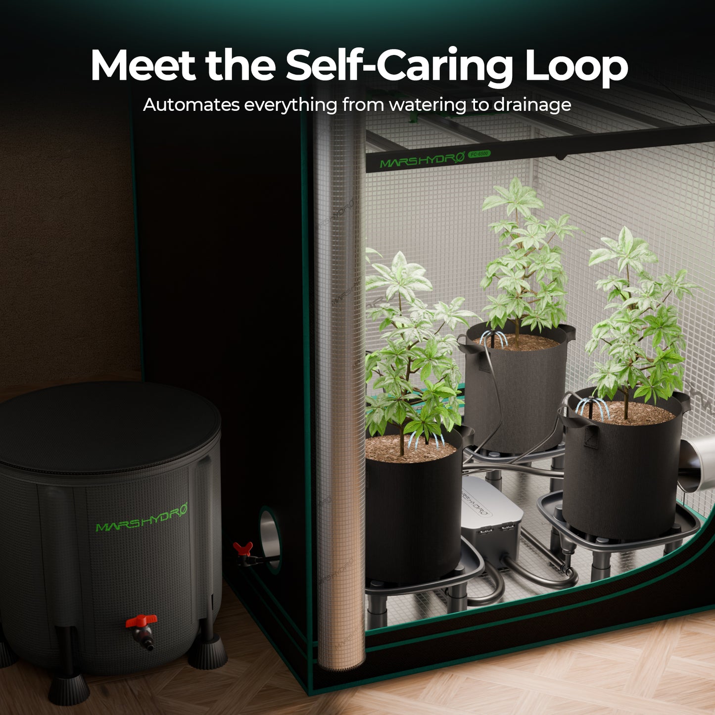 Mars Hydro drainagebakken voor indoor kweken | Mars Hydro drainage trays for indoor growing | Mars Hydro Drainagewannen für Indoor-Anbau