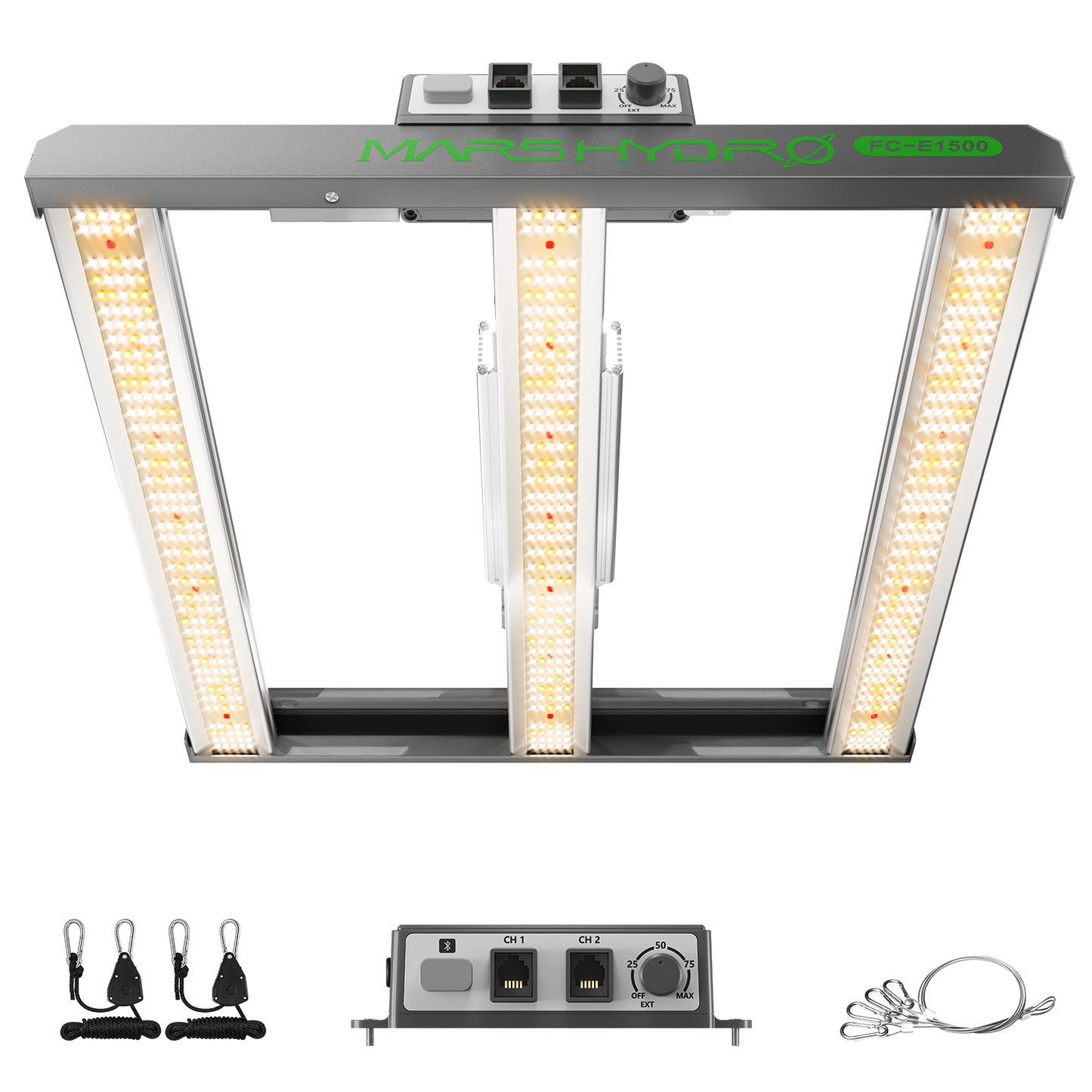 Mars Hydro FC E 1500 (2024) – 2,8 µmol/J dimmbares Vollspektrum-LED-Wachstumslicht