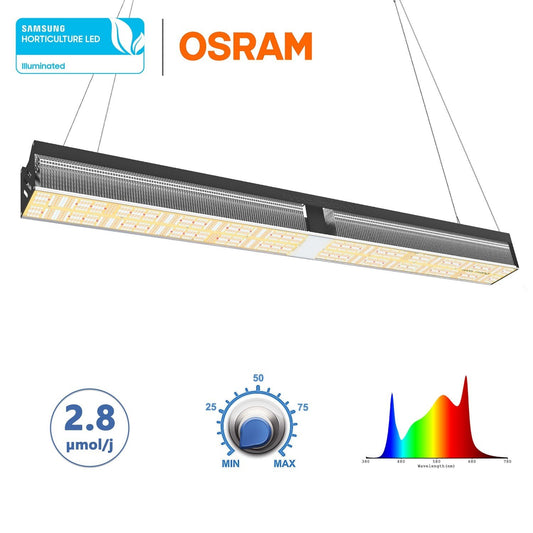 Mars Hydro SP6500 – 3.3µmol/J Dimbare Full Spectrum LED Kweeklamp