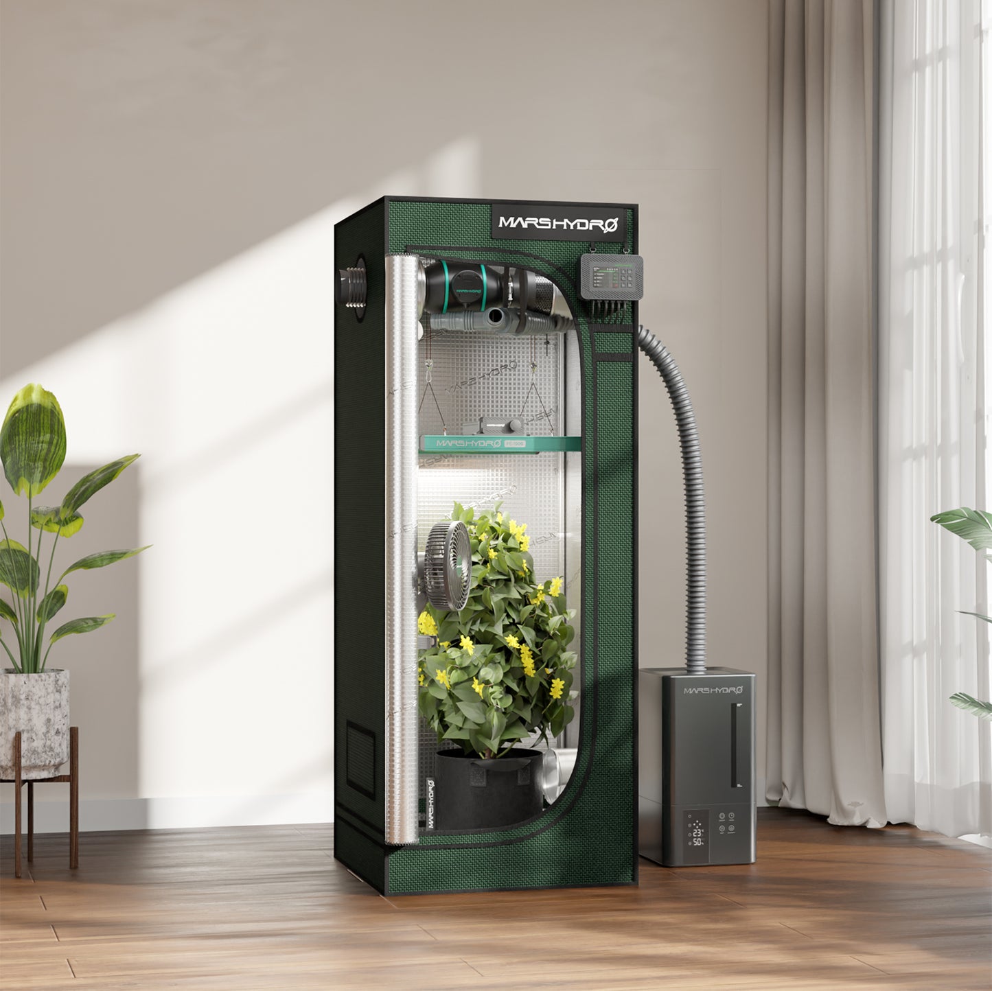 Mars Hydro 60×60×160 cm indoor kweektent voor zaailingen | Mars Hydro 60×60×160 cm indoor grow tent for seedlings | Mars Hydro 60×60×160 cm Indoor-Growzelt für Sämlinge