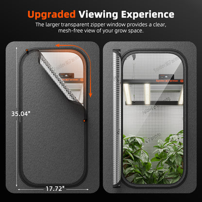Spider Farmer 4×2 grow tent met reflecterende binnenzijde | Spider Farmer 4×2 grow tent with reflective interior | Spider Farmer 4×2 Growzelt mit reflektierender Innenfläche