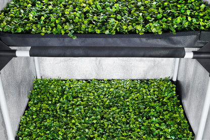 Verticale stek kweektent met meerdere niveaus voor trays / multi tier propagation grow tent for cloning trays / mehrstöckiges Stecklings Growzelt für Vermehrung